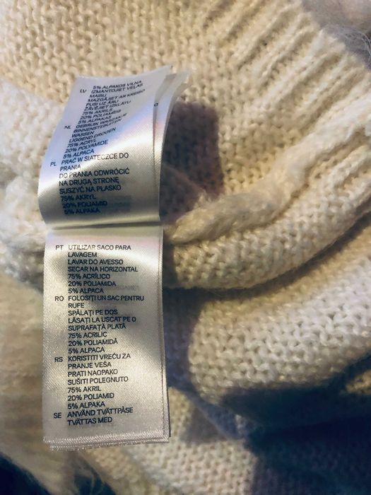 Pulover NOU H&M amestec lana marime L