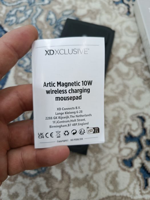 Коврик для мыши с беспроводной зарядки