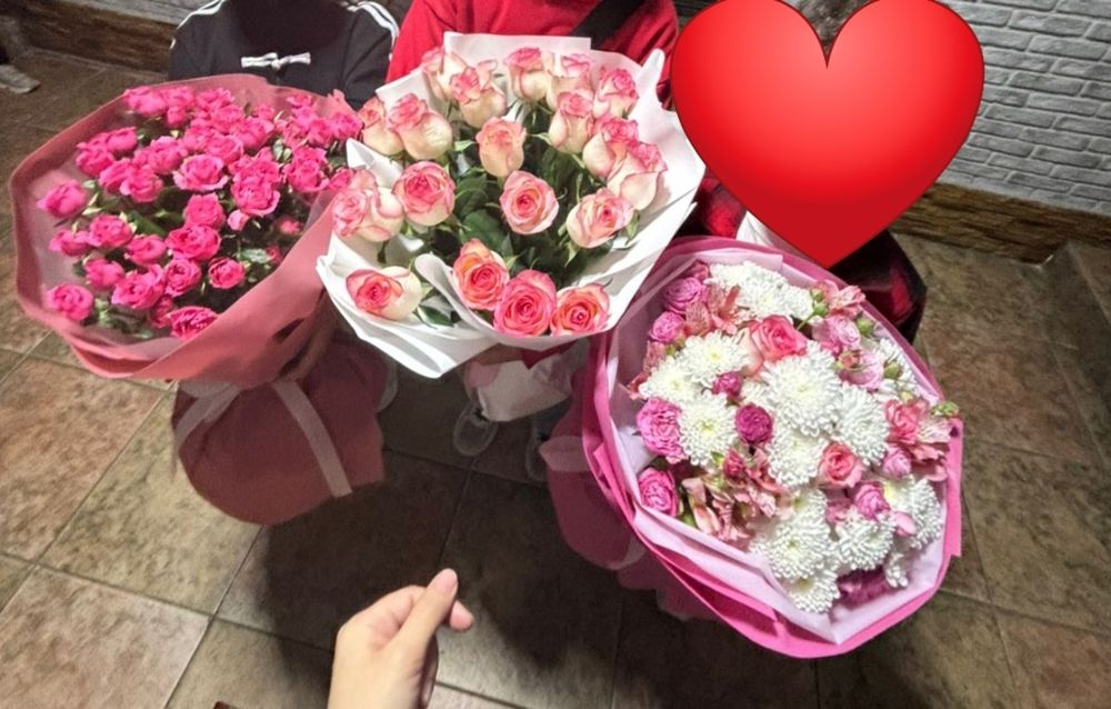 Цветы 3шт  шымкент