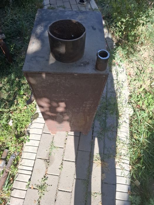 Напольный газовый котёл два водном