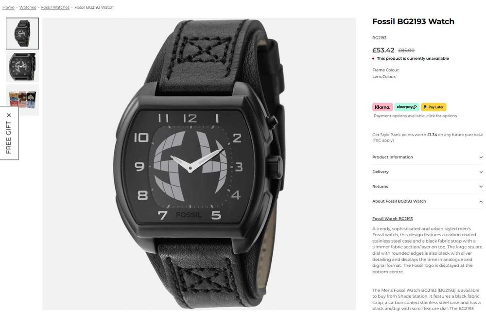 CEAS FOSSIL - BG2193 Watch