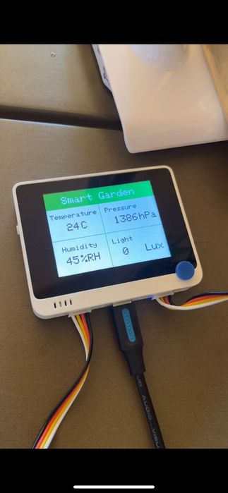 Sistem irigare automat plante camera Kit Smart Garden/loT cu Wio Terminal-sistem automat de udare plante