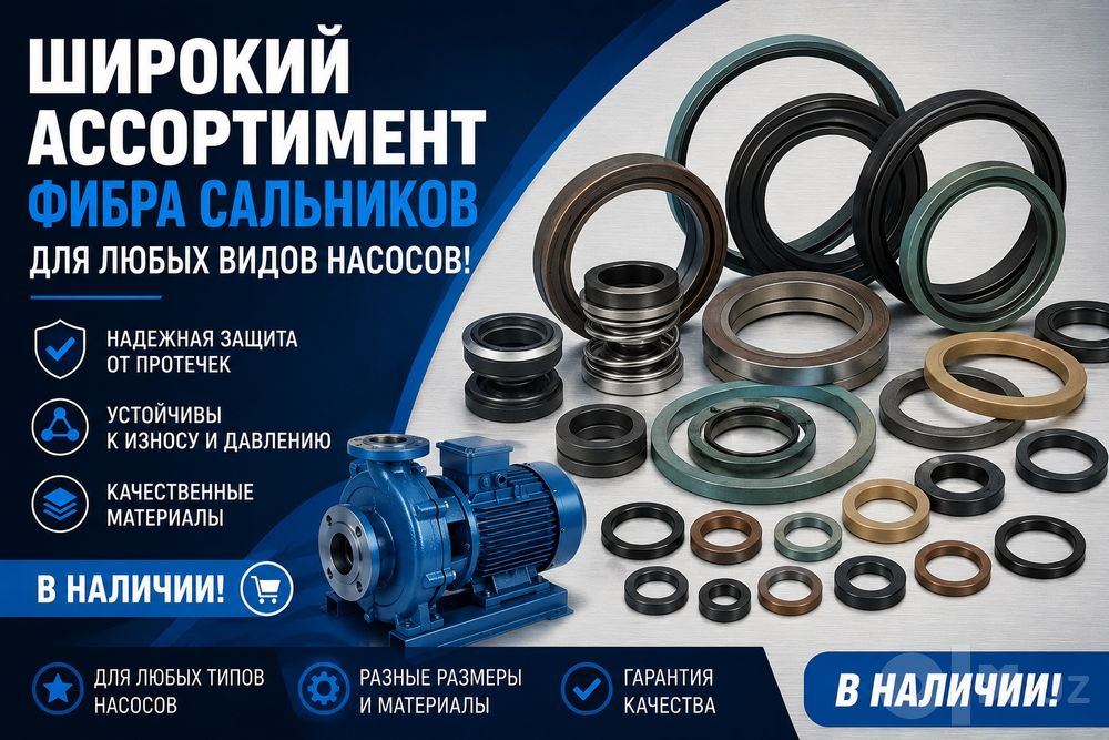 Фибра Сальники для любых видов насосов!