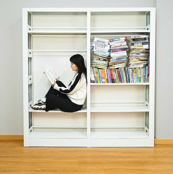 Металлический шкаф-стеллаж для книг и офиса, грузостойкий, недорого