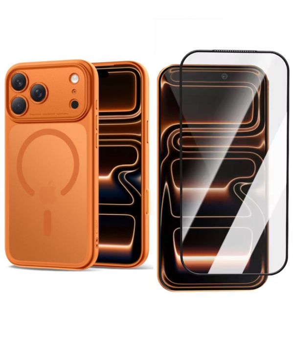 Iphone 17 AIR PRO MAX Husa Magnetica Fit Case + Folie Sticla JoyRoom