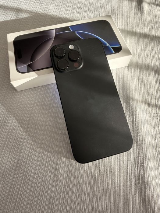 Iphone 16 pro max black 256 GB