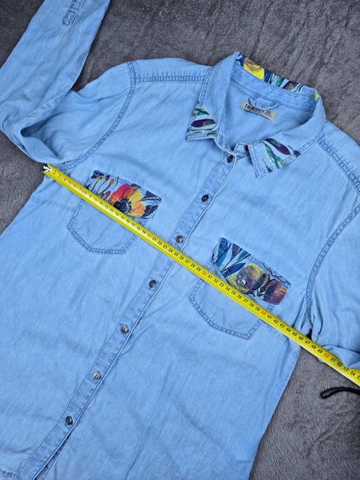 Cămașă denim cu mânecă, light denim TIMEOUT - mărime XL