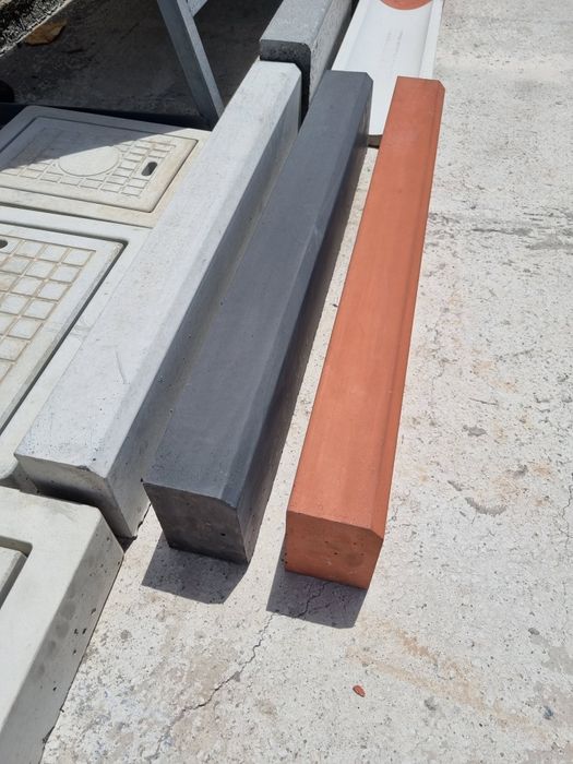 Брусчатка, тротуарная плитка, бордюры, лотки, крышки для лотков.