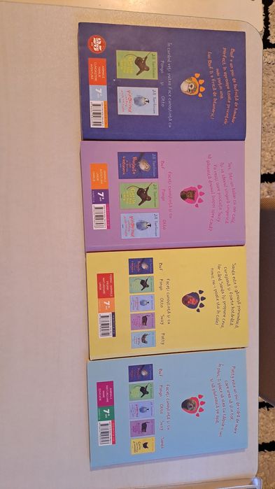 Carti cu animale bufnita, pisicuta, gaina si vidra