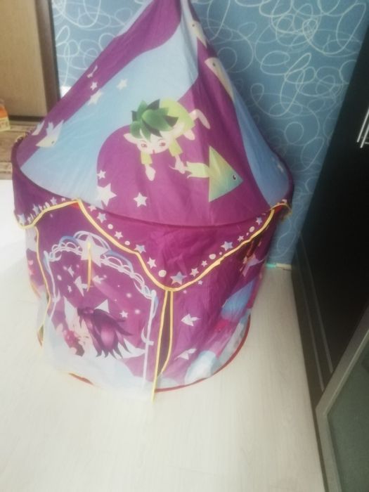 Домик палатка с шариками