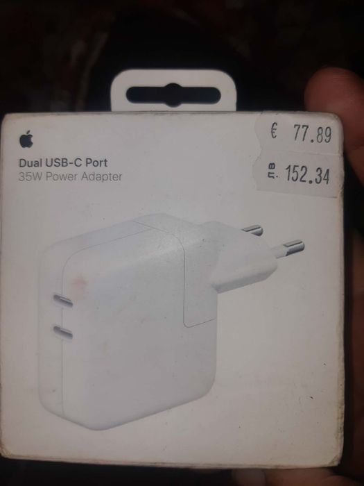 Apple Power Adapter Dual USB-C Port - 35W