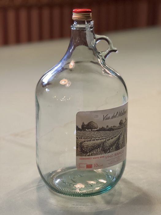 Бутылка стеклянная 5 л.