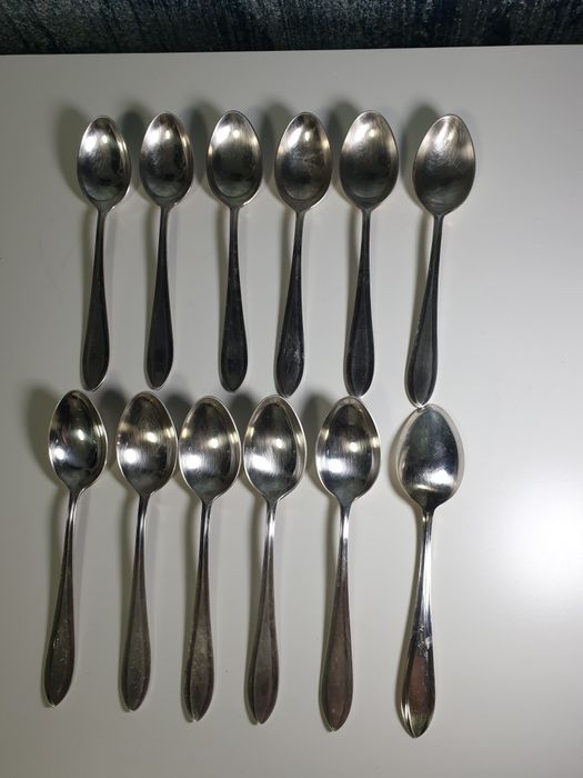 Set Linguri argintat 1950 Arthur Krupp Italia