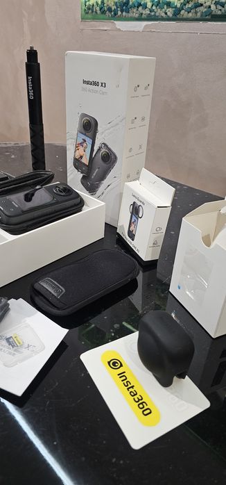 Экшен камера Insta360 x3 + 128Gb + Bullet time kit