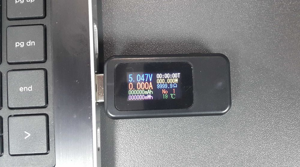 USB тестер волт / амперметър за проверка на зарядни телефони батерии