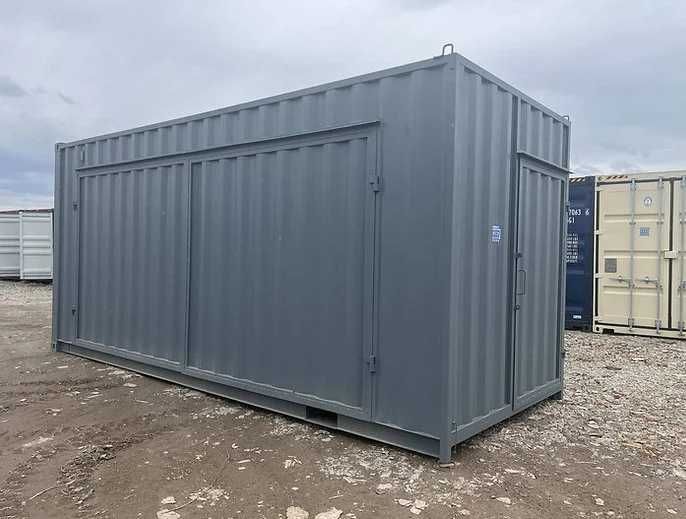 Container High Cube modificat de 20 de picioare cu ușă laterală