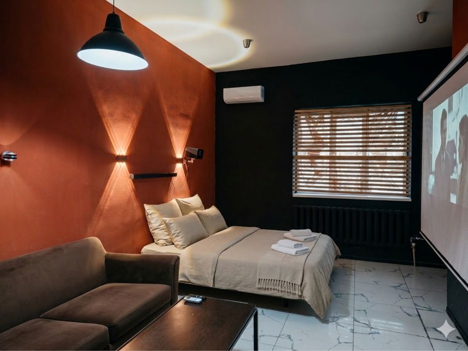 Гостиница Тастак, комната, кинорум