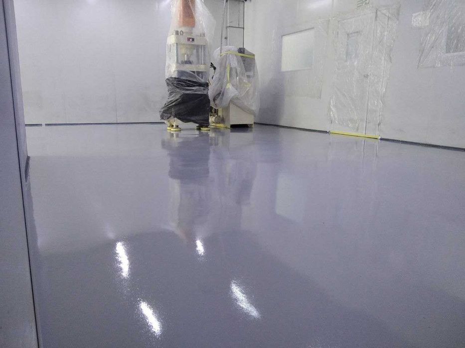 Шлифовка бетонного пола. Полиуретановые и эпоксидные покрытия.