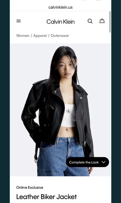 Крутая классика кожа Calvin klein