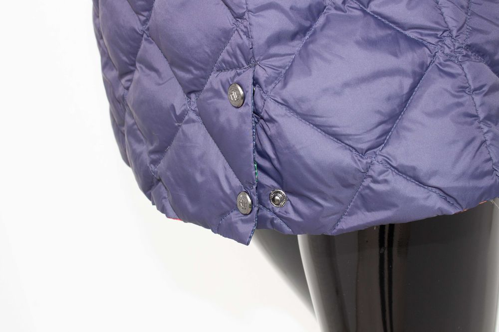 Ralph Lauren оригинално дамско пухено яке синьо diamond quilt пух М