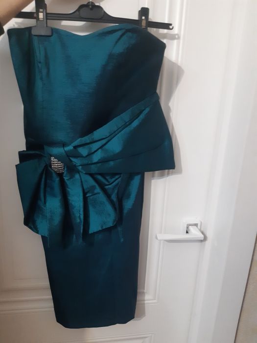 Платье вечернее цвет бирюза