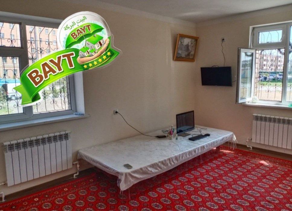 Сергели 3а 3 комнатная 1 этаж Новостройка,Орт.3-Метро Бекат,Продается