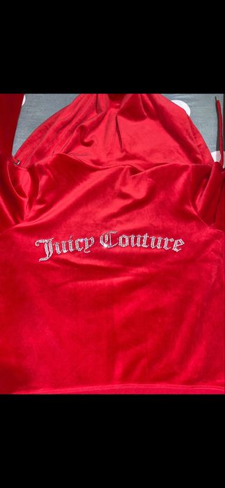 Trening Juicy Couture original catifea roșu XS – model iconic