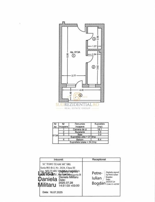 Garsoniera moderna, acces rapid metrou, Popesti-Leordeni, Biruintei