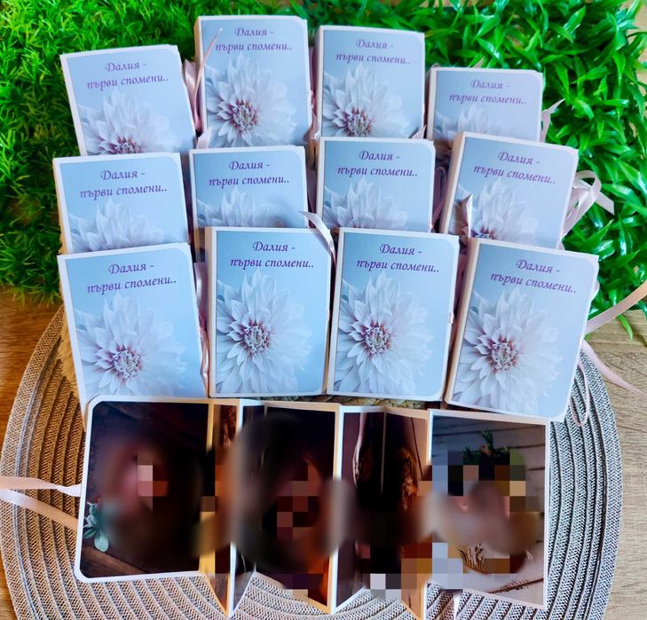 Мини албумчета или картички За кръщене,рожден ден и всякакви др поводи