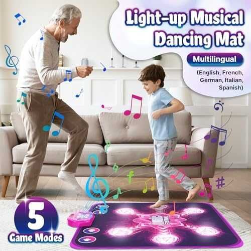 Нова Детска музикална постелка с 6 стрелки и 5 режима на игра деца