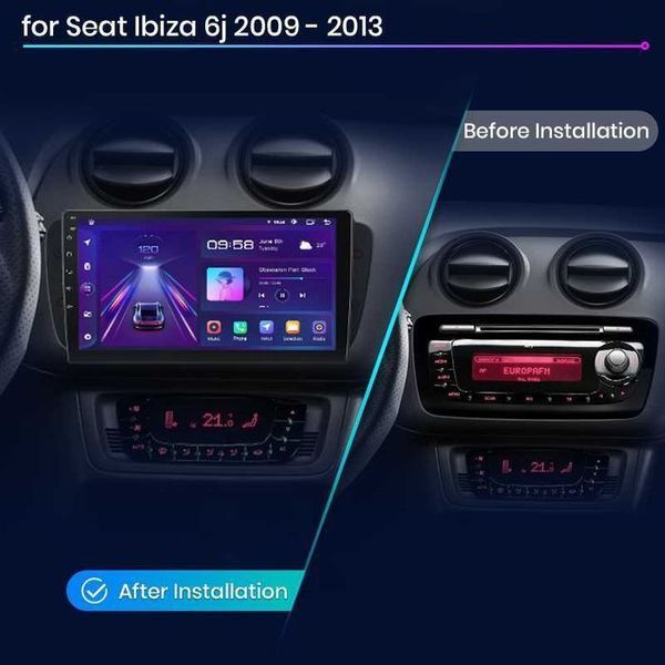 Seat IBIZA 6j 2009-2013 Мултимедия Навигация Android