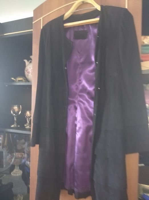 Замшевый плащ...