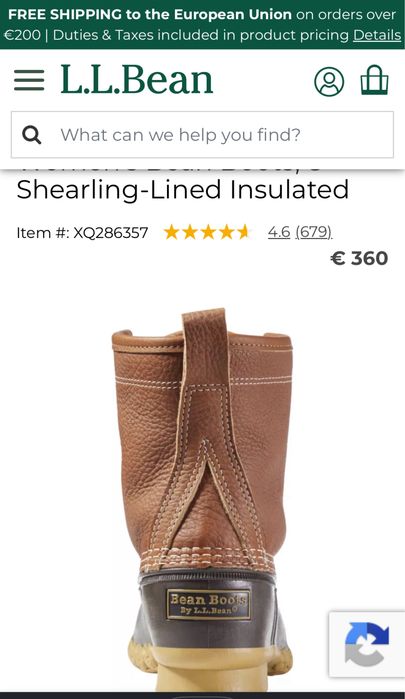 Ботуши L.L Bean
