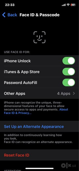 iPhone X (naqt yoki obmen)