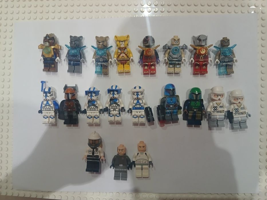 Много лего фигурки