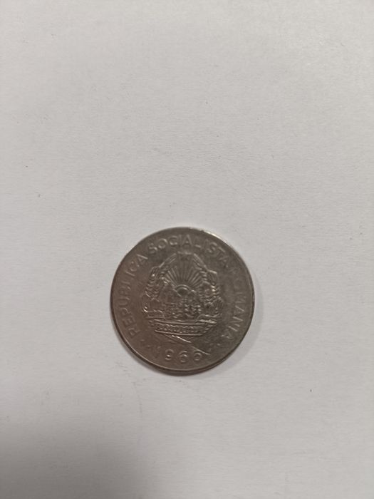 Moneda 1 leu 1966