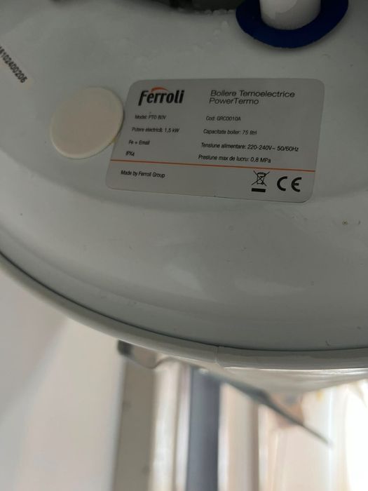Boiler +pompa gata de folosit