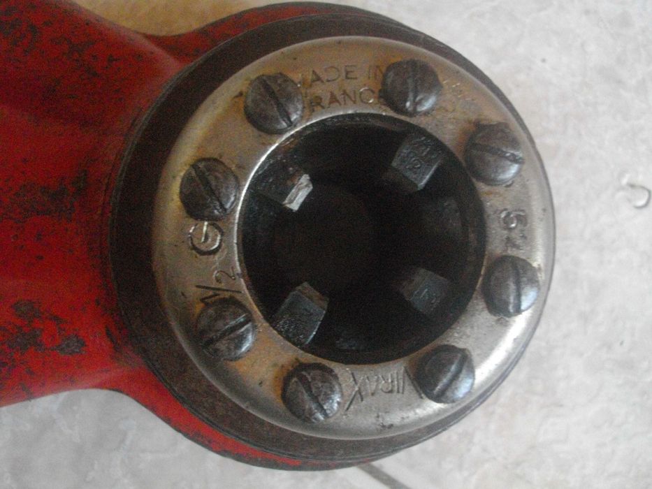 VIRAX 521-Made in FRANCE-Винторезка/Винтонарезка/ПлашкаРезби Тръби-1/2