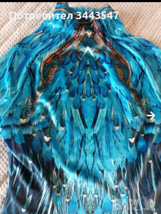 Дизайнерска рокля  ангелски пера