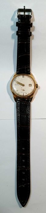 ceas Wostok cal. 2605, 17 rubine, placat cu aur, anii '60