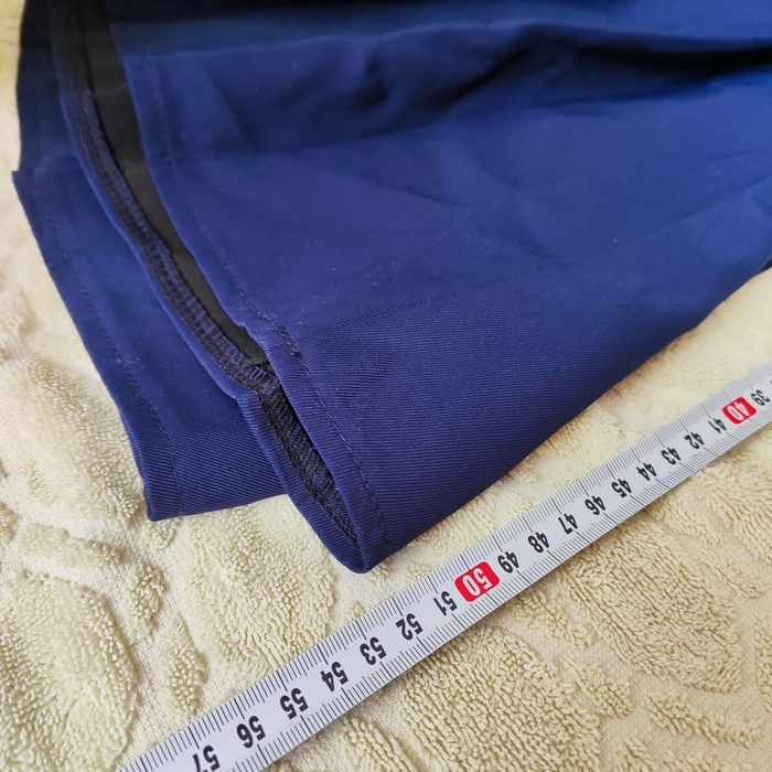 синяя школьная юбка