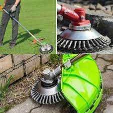 Телена четка за храсторез, Стоманена четка за тример, моторна коса