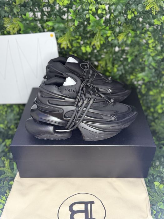 Adidași/Sneakers Balmain Unicorn full black