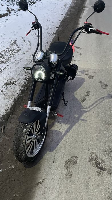 Scuter electric chopper (stil Harley) 3000W,60v,2baterii(30Ah+100Ah)