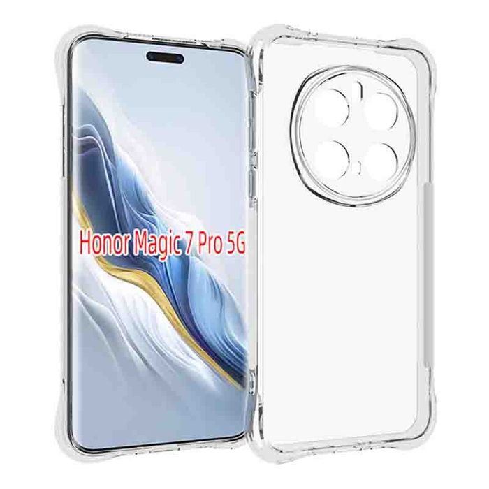 Honor Magic 8 7 Pro / Удароустойчив силиконов кейс с камера протектор