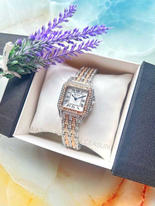 Ceas de mână damă Model 5 – Design Elegant – Cutie Cadou Inclusă