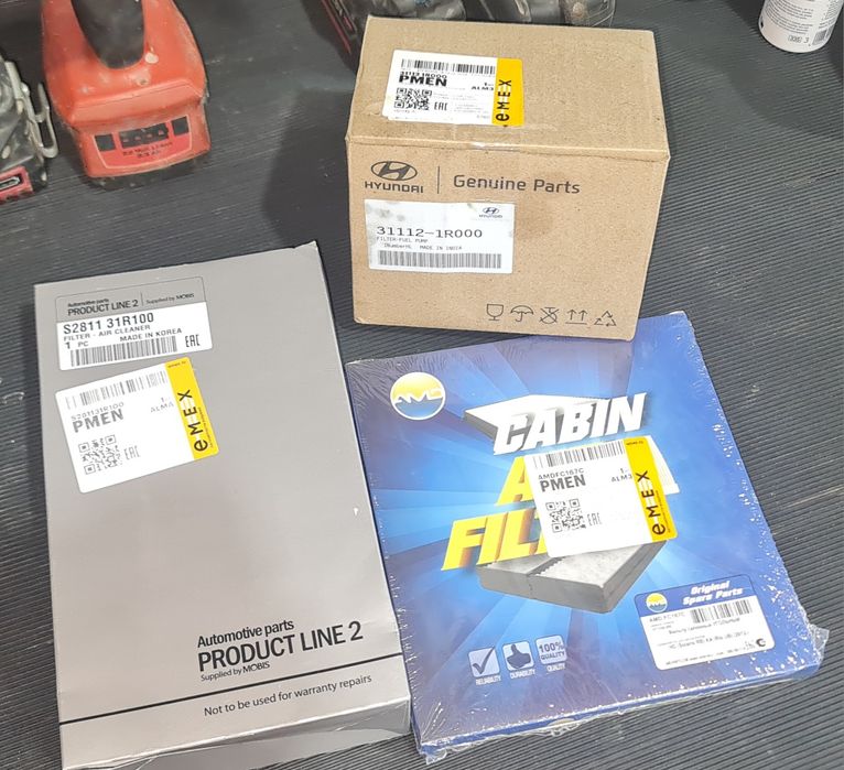 Фильтра Kia Hyundai