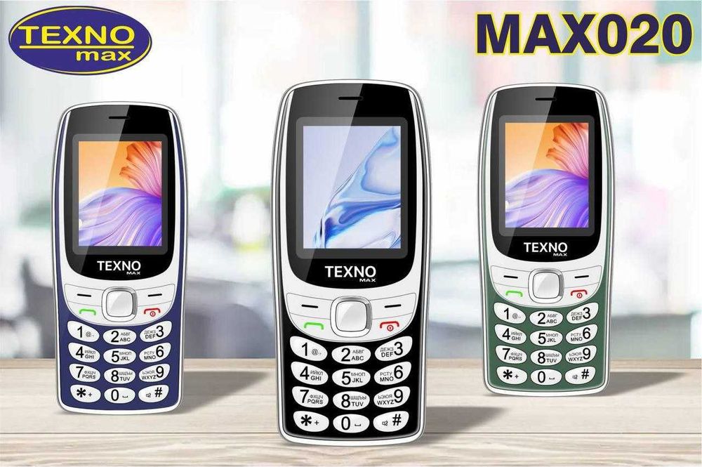 Texno Max 020 (Новый+Гарантия+Скидка) Nokia Knopka New-2025!