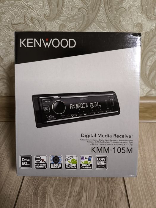 Магнитола KENWOOD 1DIN. Оригинал. Новый.
