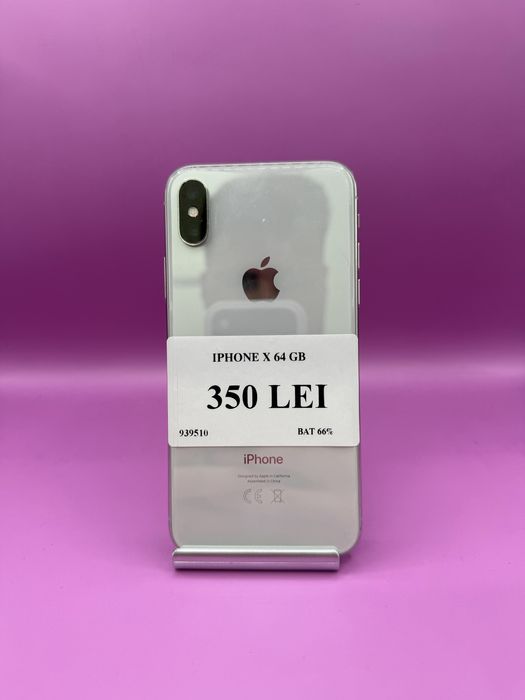 Iphone X 64 GB •Matei Amanet Margeanului•9395